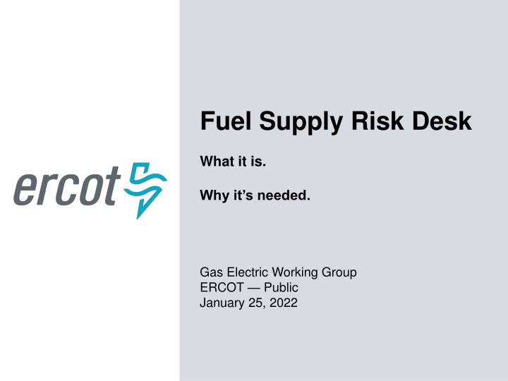 fuel supply risk desk n.w