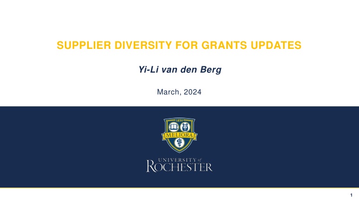 supplier diversity for grants updates n.w