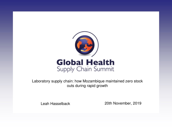 laboratory supply chain how mozambique maintained n.w
