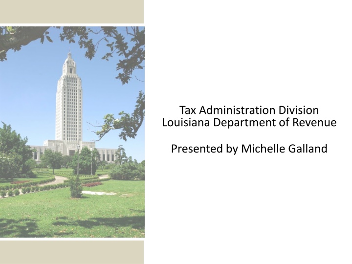 tax administration division louisiana department n.w