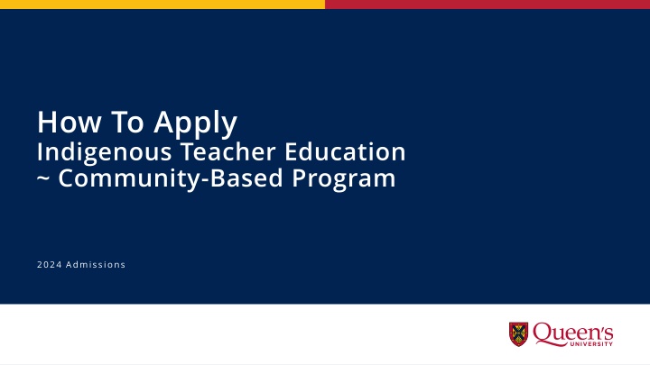 how to apply indigenous teacher education n.w