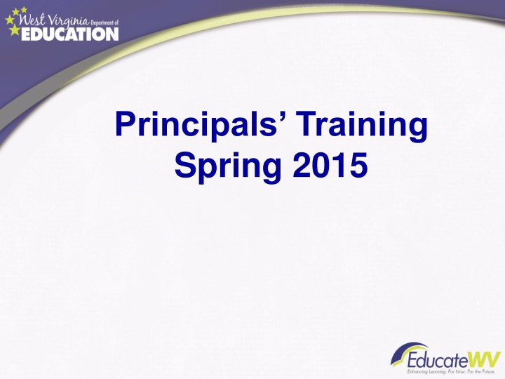 Principals Training Spring 2015 Pre-Test Details