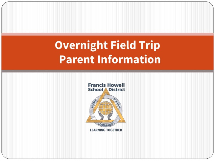 overnight field trip parent information n.w