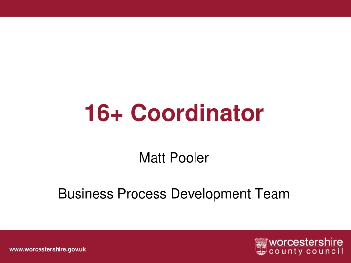 16 coordinator n.w