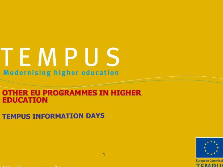 other eu programmes in higher education n.w