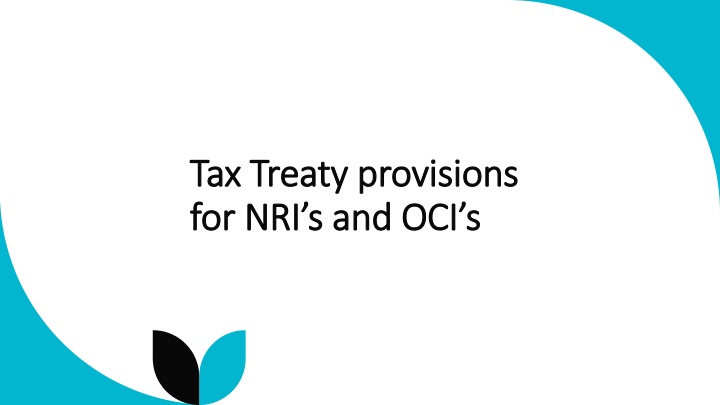 tax treaty provisions tax treaty provisions n.w