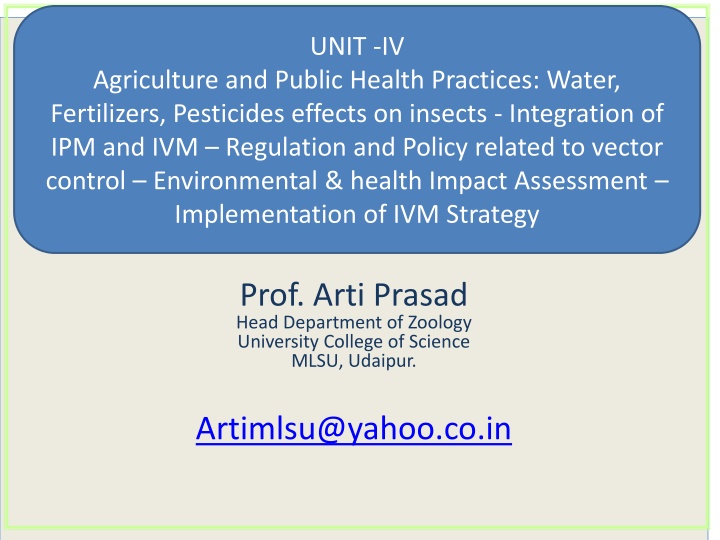 indoor residual spray india unit iv n.w