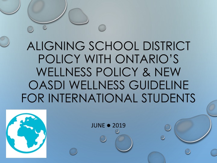aligning school district policy with ontario n.w