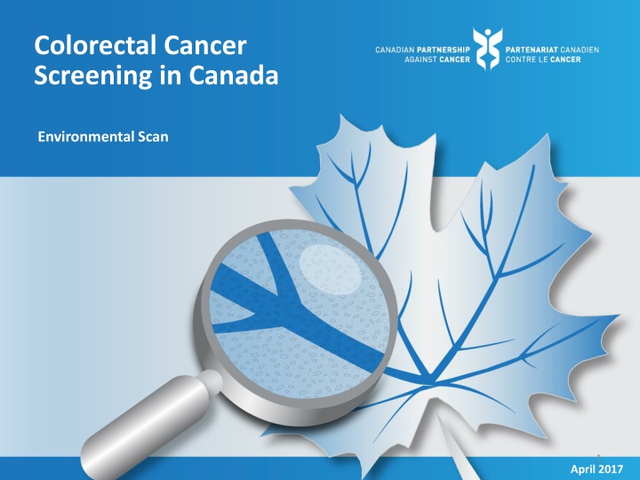 colorectal cancer screening in canada n.w