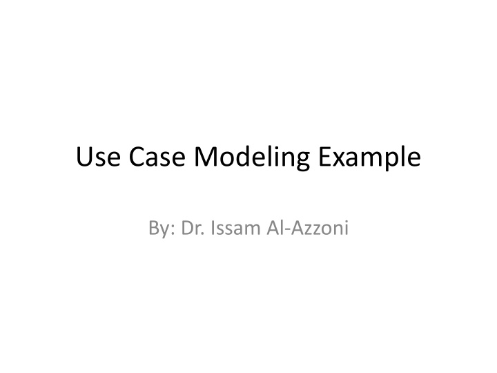 use case modeling example n.w