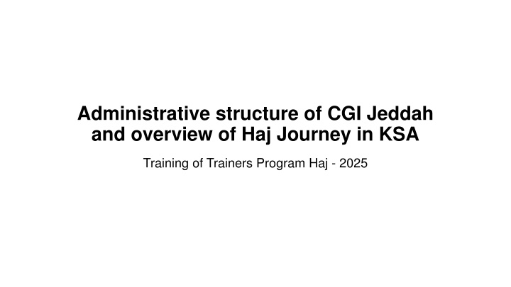 administrative structure of cgi jeddah n.w