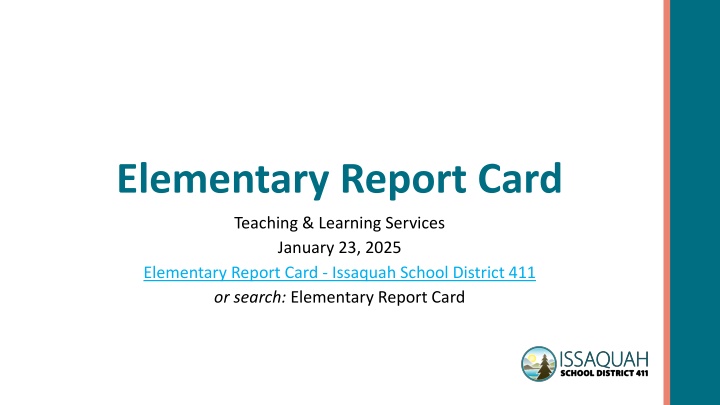 elementary report card n.w