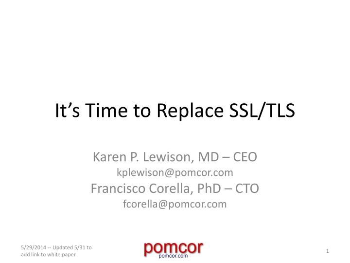 it s time to replace ssl tls n.w