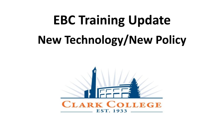 ebc training update n.w