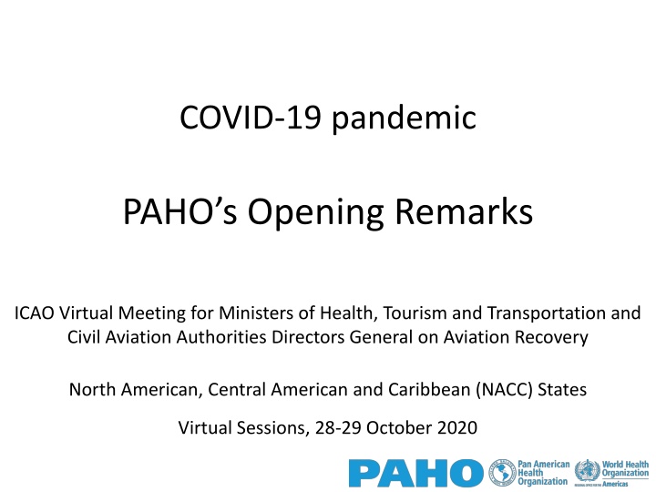 covid 19 pandemic n.w