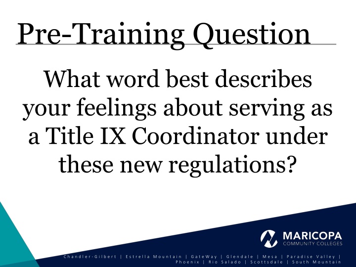 pre training question n.w