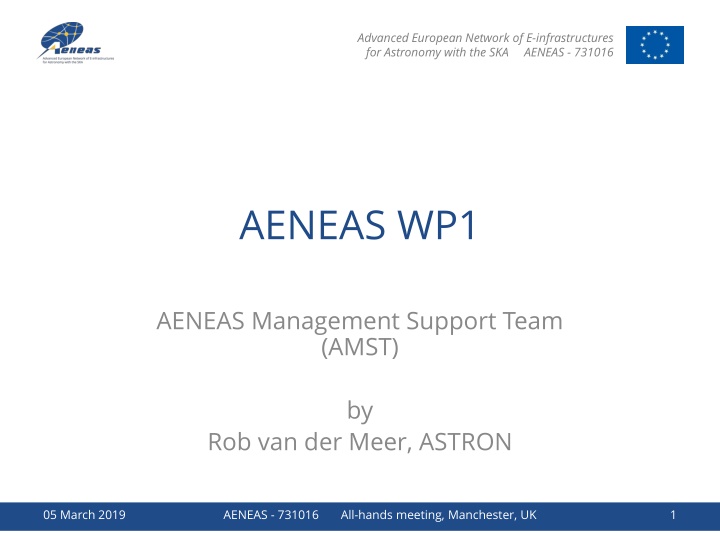 advanced european network of e infrastructures n.w