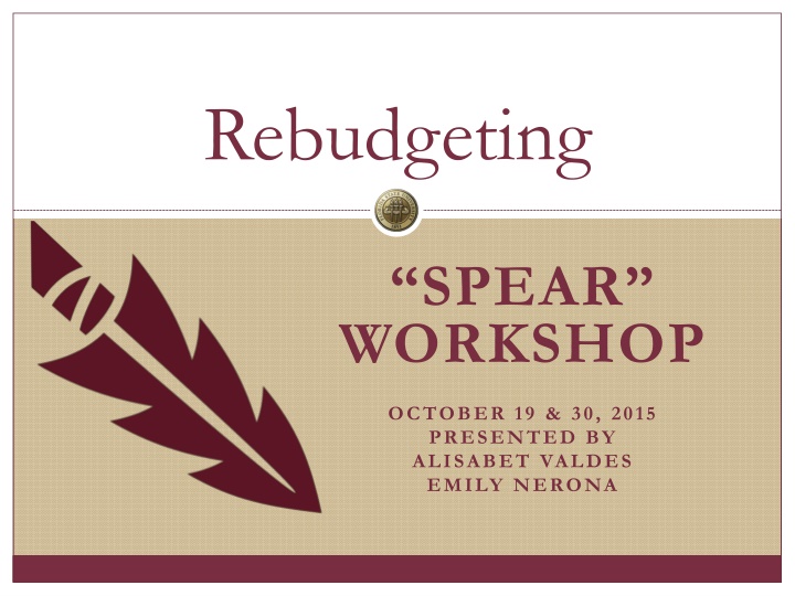 rebudgeting n.w