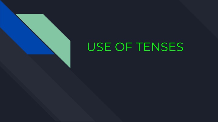 use of tenses n.w
