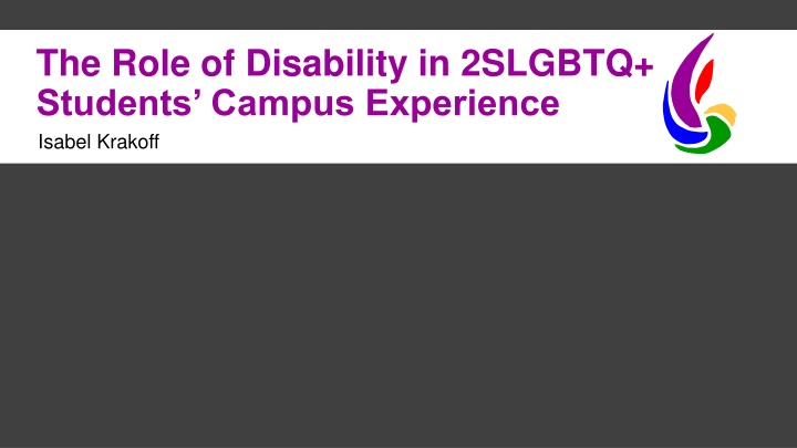 the role of disability in 2slgbtq students campus n.w
