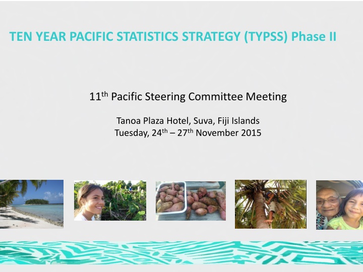 ten year pacific statistics strategy typss phase n.w