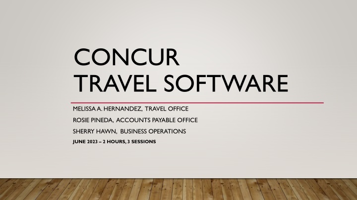 concur travel software n.w