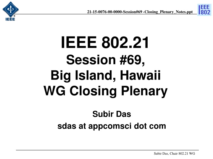 21 15 0076 00 0000 session 69 closing plenary n.w