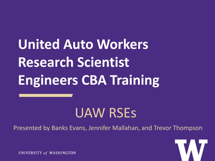 united auto workers research scientist engineers n.w