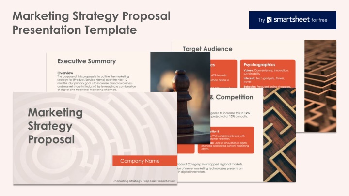 marketing strategy proposal presentation template n.w
