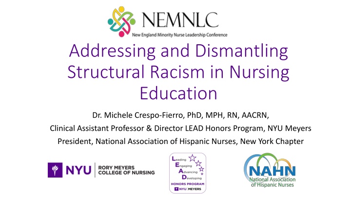 addressing and dismantling structural racism n.w