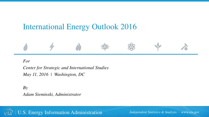 international energy outlook 2016 n.w