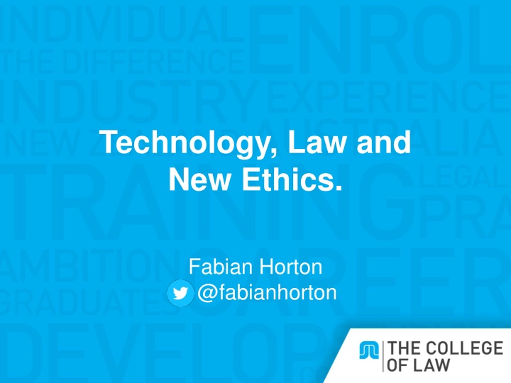 technology law and new ethics n.w