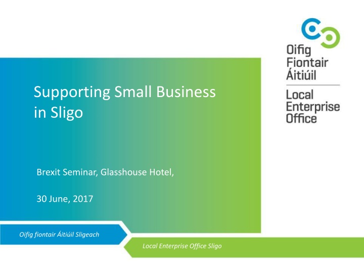 supporting small business in sligo n.w