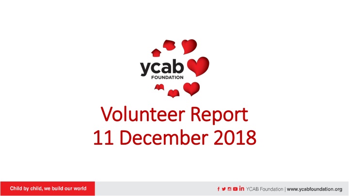 volunteer report volunteer report 11 december n.w