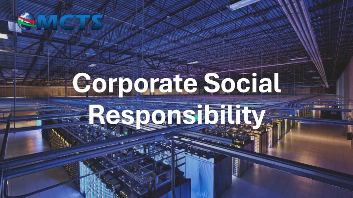 Corporate Social Responsibility at MCTS s.r.o.