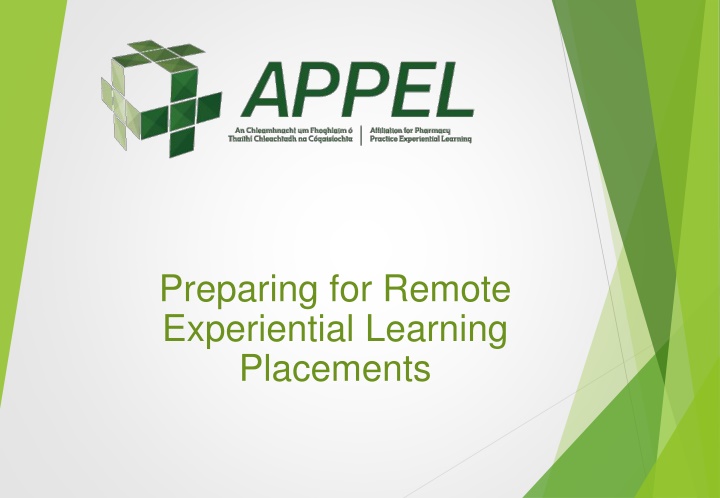 preparing for remote experiential learning n.w