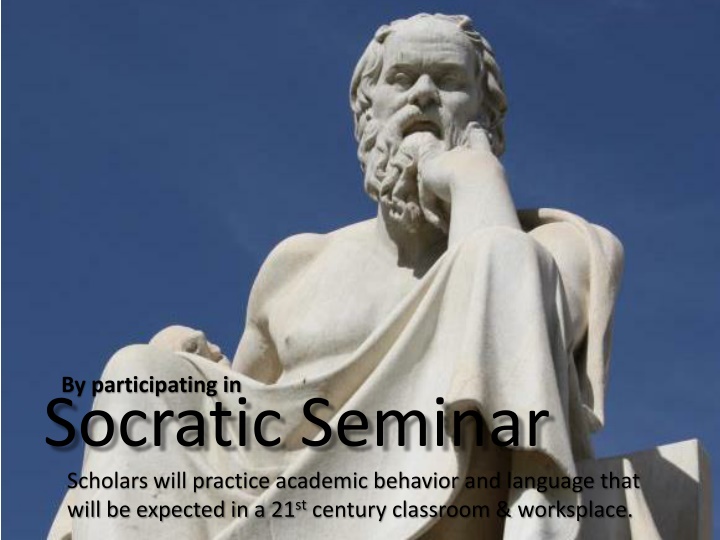 Engaging in Socratic Seminar