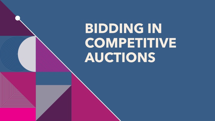 bidding in competitive auctions n.w