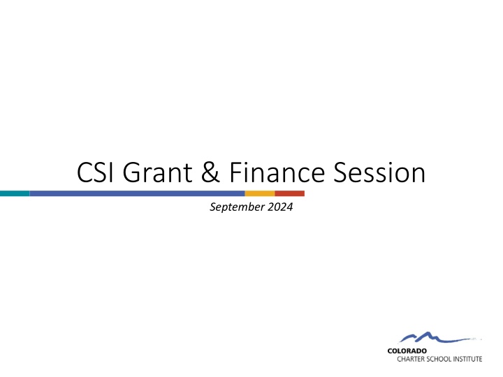 csi grant finance session n.w