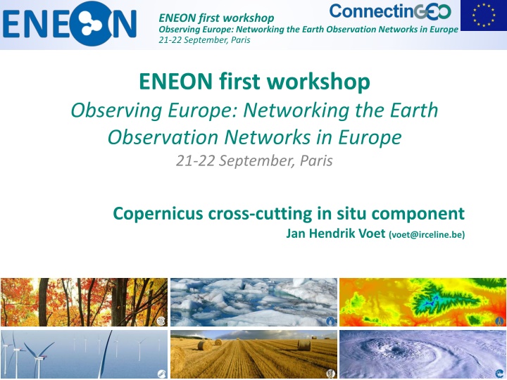 eneon first workshop observing europe networking n.w