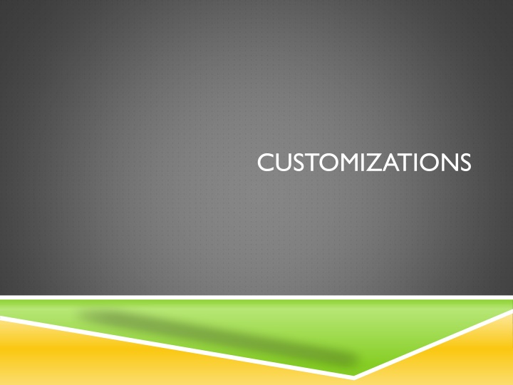customizations n.w