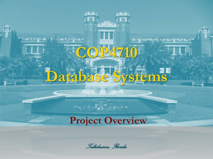 cop4710 database systems n.w