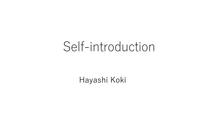 Meet Hayashi Koki - Physics Enthusiast from Japan