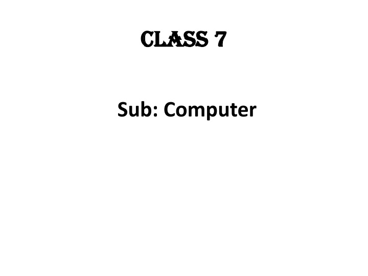 class 7 class 7 n.w