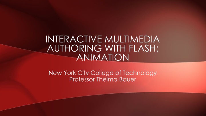 interactive multimedia authoring with flash n.w