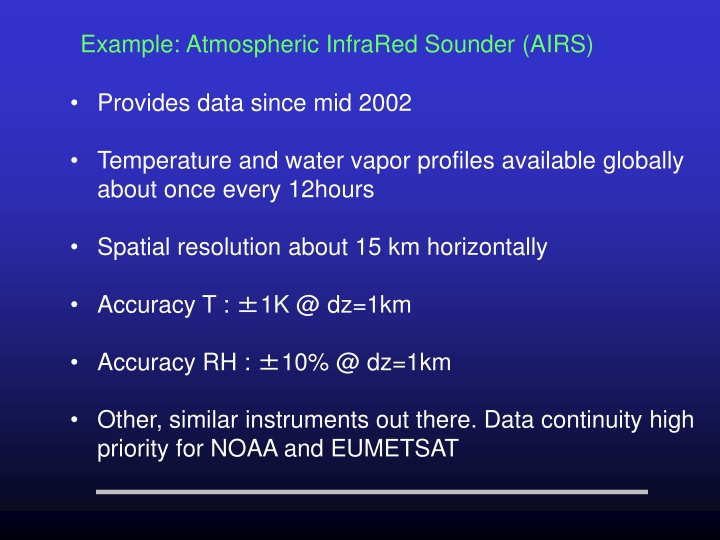 example atmospheric infrared sounder airs n.w