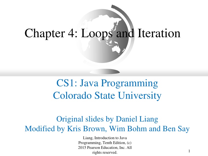 chapter 4 loops and iteration n.w