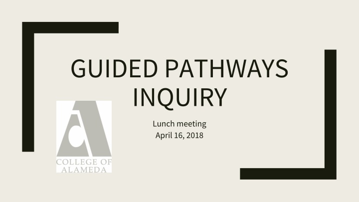 guided pathways inquiry n.w