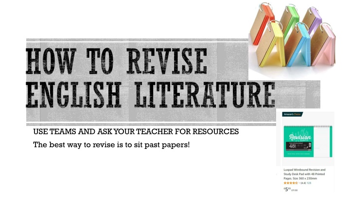 how to revise english literature n.w