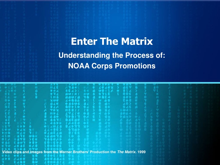 enter the matrix n.w